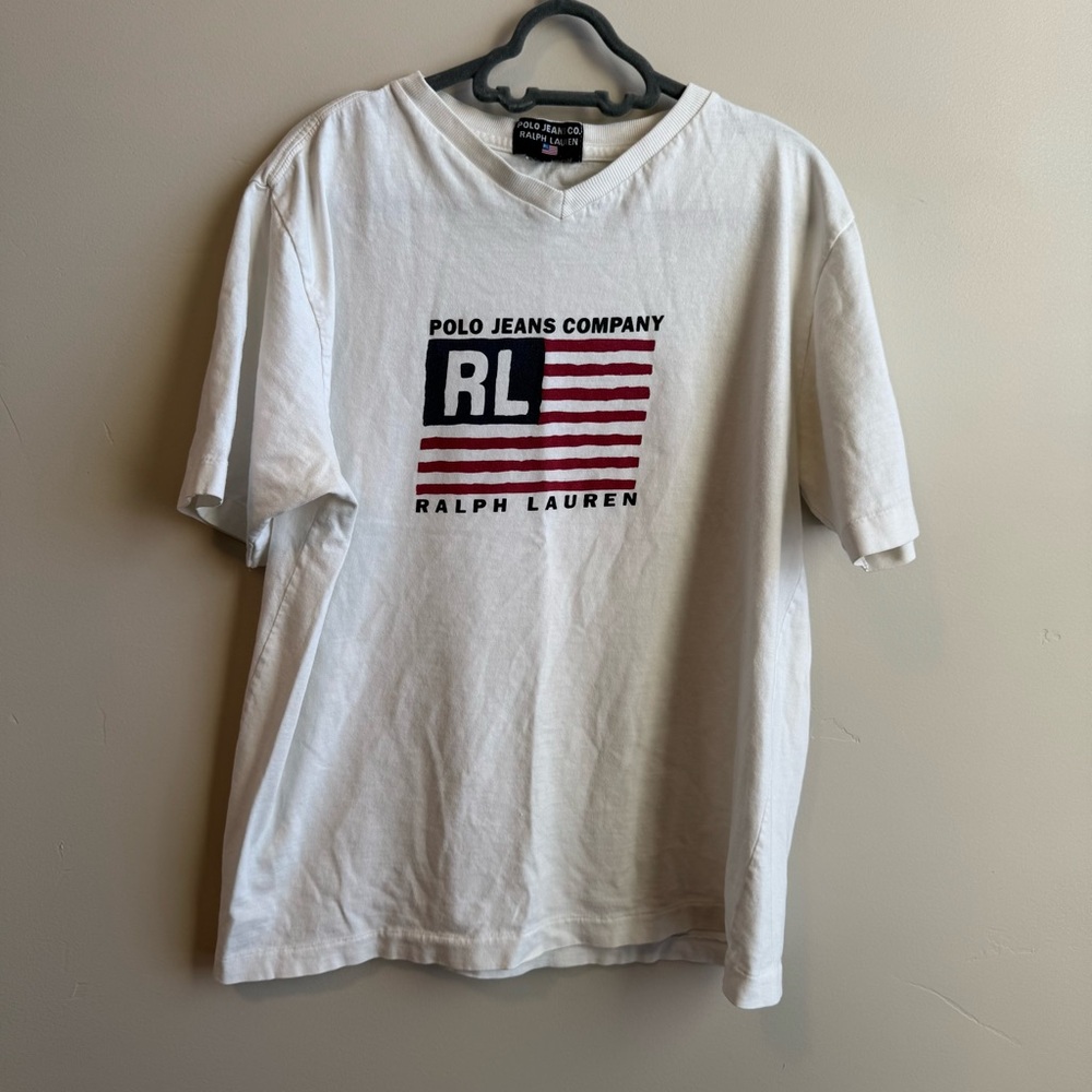 Ralph Lauren Polo Jeans White Tee